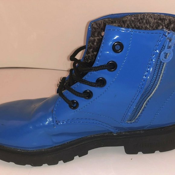 Xiu Xian Dinimigi Fashion Blue Patent Leather - Picture 2 of 4